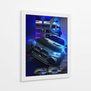 Bestia de Neón: BMW M4 - Sae Art | Cuadro decorativo de Canvas Lab