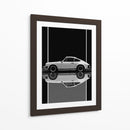 Porsche 911: Reflejo Monocromo - Sae Art | Cuadro decorativo de Canvas Lab