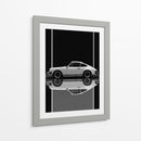 Porsche 911: Reflejo Monocromo - Sae Art | Cuadro decorativo de Canvas Lab