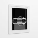 Porsche 911: Reflejo Monocromo - Sae Art | Cuadro decorativo de Canvas Lab