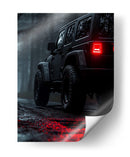 Jeep Wrangler: Senderos de Niebla - Sae Art | Cuadro decorativo de Canvas Lab