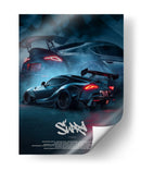 Toyota Supra: Poder Oscuro - Sae Art | Cuadro decorativo de Canvas Lab