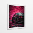 Flores de Neón: SRT en Florecer Rosa - Sae Art | Cuadro decorativo de Canvas Lab