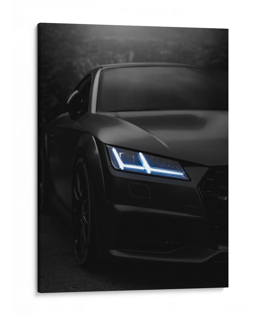 Sigilo de Neón: Audi TT - Sae Art | Cuadro decorativo de Canvas Lab