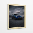 Trueno Azul: Mercedes-AMG GT - Sae Art | Cuadro decorativo de Canvas Lab