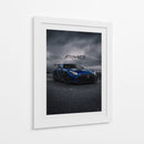 Trueno Azul: Mercedes-AMG GT - Sae Art | Cuadro decorativo de Canvas Lab