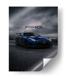 Trueno Azul: Mercedes-AMG GT - Sae Art | Cuadro decorativo de Canvas Lab