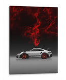 Furia Carmesí: Porsche GT3 RS - Sae Art | Cuadro decorativo de Canvas Lab
