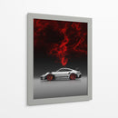 Furia Carmesí: Porsche GT3 RS - Sae Art | Cuadro decorativo de Canvas Lab