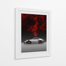 Furia Carmesí: Porsche GT3 RS - Sae Art | Cuadro decorativo de Canvas Lab