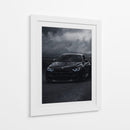 Caballero Oscuro: El BMW M4 Negro - Sae Art | Cuadro decorativo de Canvas Lab