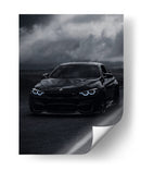 Caballero Oscuro: El BMW M4 Negro - Sae Art | Cuadro decorativo de Canvas Lab