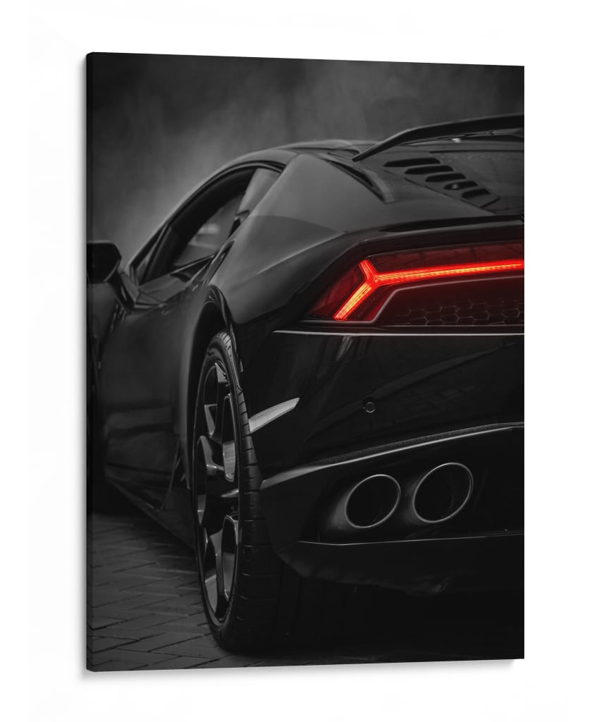 Bestia de las Sombras: Lamborghini Huracán - Sae Art | Cuadro decorativo de Canvas Lab