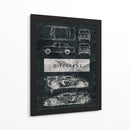 Plano Evolutivo: De Lada a Aventador - Sae Art | Cuadro decorativo de Canvas Lab