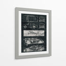 Plano Evolutivo: De Lada a Aventador - Sae Art | Cuadro decorativo de Canvas Lab