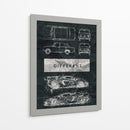 Plano Evolutivo: De Lada a Aventador - Sae Art | Cuadro decorativo de Canvas Lab