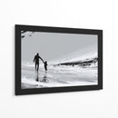 Padre e hijo en la playa - DIEGO D L | Cuadro decorativo de Canvas Lab