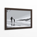 Padre e hijo en la playa - DIEGO D L | Cuadro decorativo de Canvas Lab