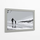 Padre e hijo en la playa - DIEGO D L | Cuadro decorativo de Canvas Lab