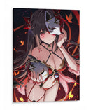 Kitsune Kimono - Sae Art | Cuadro decorativo de Canvas Lab