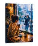 Café, lluvia y buenas historias - Donaldo Meda  | Cuadro decorativo de Canvas Lab