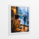 Café, lluvia y buenas historias - Donaldo Meda  | Cuadro decorativo de Canvas Lab