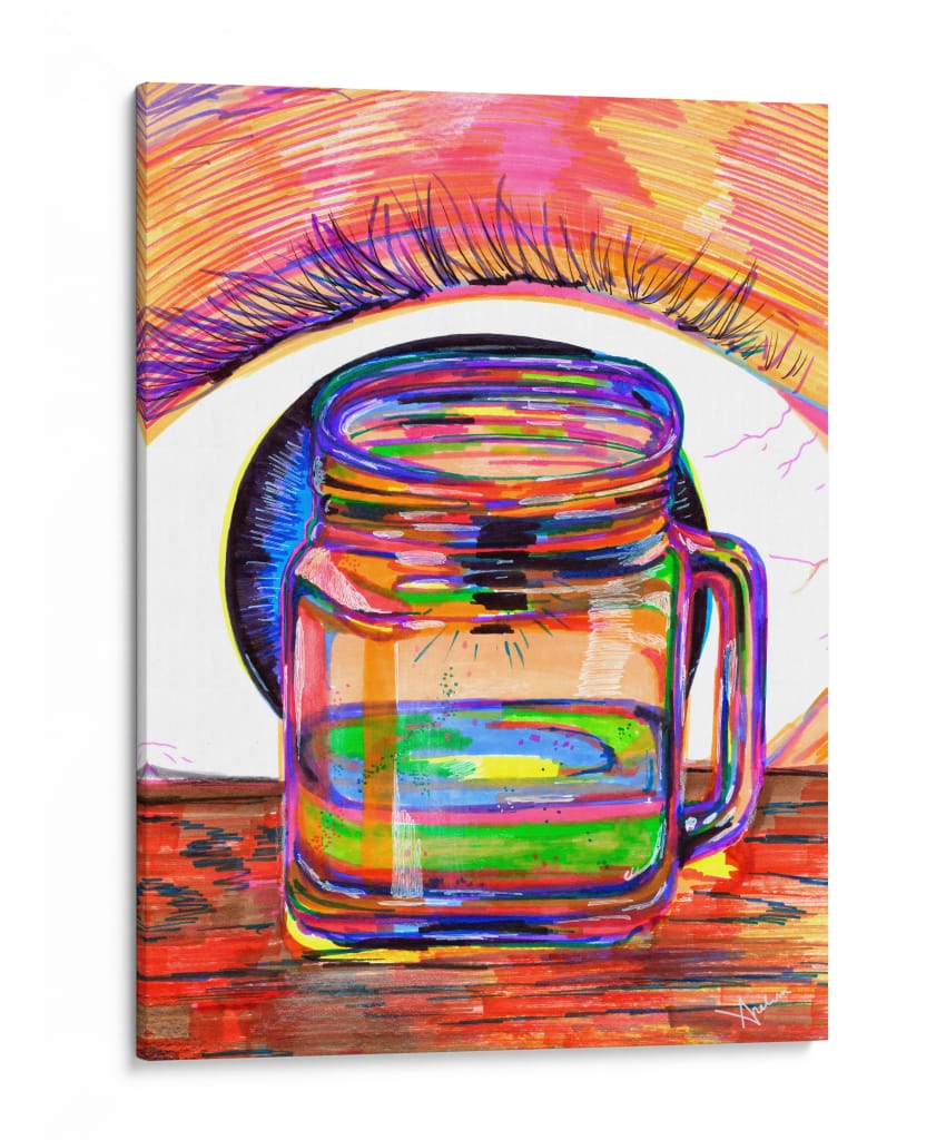 Bebida Cósmica - Mariana Lino Art | Cuadro decorativo de Canvas Lab
