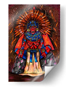 Mictlantecuhtli - Mariana Lino Art | Cuadro decorativo de Canvas Lab