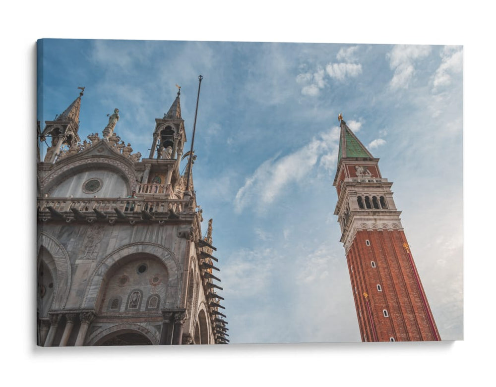 El campanile y la basílica - Ulises Páez | Cuadro decorativo de Canvas Lab