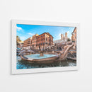 La barca de Piazza di Spagna - Ulises Páez | Cuadro decorativo de Canvas Lab
