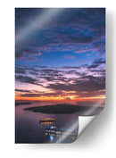 La última luz de Santorini - Ulises Páez | Cuadro decorativo de Canvas Lab