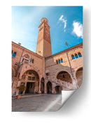Patio de la Ragione con la torre - Ulises Páez | Cuadro decorativo de Canvas Lab