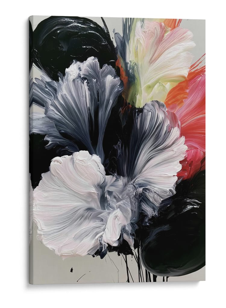 Flores coloridas difusas - DIEGO D L | Cuadro decorativo de Canvas Lab