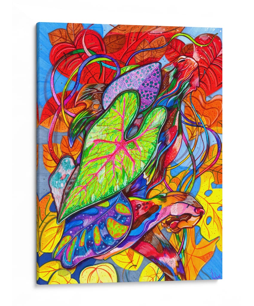 Paraíso Oculto - Mariana Lino Art | Cuadro decorativo de Canvas Lab