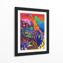 Pantera Espacial - Mariana Lino Art | Cuadro decorativo de Canvas Lab