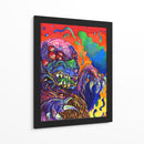 Pantera Espacial - Mariana Lino Art | Cuadro decorativo de Canvas Lab