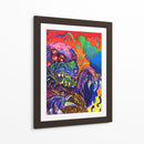 Pantera Espacial - Mariana Lino Art | Cuadro decorativo de Canvas Lab