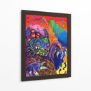 Pantera Espacial - Mariana Lino Art | Cuadro decorativo de Canvas Lab