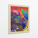 Pantera Espacial - Mariana Lino Art | Cuadro decorativo de Canvas Lab