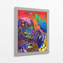 Pantera Espacial - Mariana Lino Art | Cuadro decorativo de Canvas Lab
