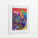 Pantera Espacial - Mariana Lino Art | Cuadro decorativo de Canvas Lab