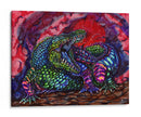 King Croc - Mariana Lino Art | Cuadro decorativo de Canvas Lab