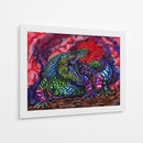 King Croc - Mariana Lino Art | Cuadro decorativo de Canvas Lab