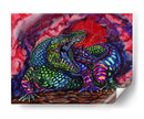 King Croc - Mariana Lino Art | Cuadro decorativo de Canvas Lab
