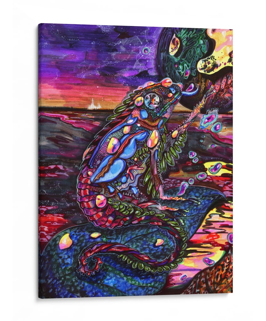 La Contemplación - Mariana Lino Art | Cuadro decorativo de Canvas Lab