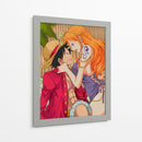 Fuego y Sombrero - Sae Art | Cuadro decorativo de Canvas Lab