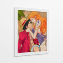 Fuego y Sombrero - Sae Art | Cuadro decorativo de Canvas Lab