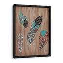 Feathers De Madera De Deriva Ii - June Erica Vess | Cuadro decorativo de Canvas Lab
