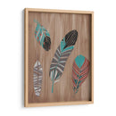 Feathers De Madera De Deriva Ii - June Erica Vess | Cuadro decorativo de Canvas Lab