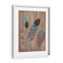 Feathers De Madera De Deriva Ii - June Erica Vess | Cuadro decorativo de Canvas Lab